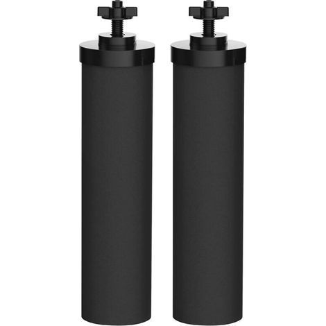 Berkey-kompatibler Kartuschen-Wasserfilter – Bleifreie Aktivkohle – 2-teiliges Set für Wasseraufbereitungssysteme – Ersetzt 6000 Gallonen – BB-9-2 (1/5)