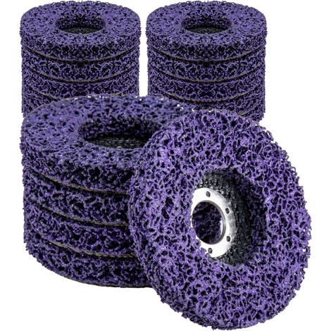 5pcs Abrasive Disc Poly Strip Wheel Abrasive Disc Paint Rust Removal Clean Tool Angle Grinder Discs 115mm (1/5)