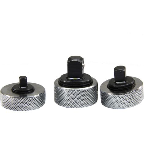 Jeu de 3 clés à cliquet avec molette réversible, mini clé à main, entraînements 1/4", 3/8" et 1/2", diamètre compact de 38 mm (1/5)
