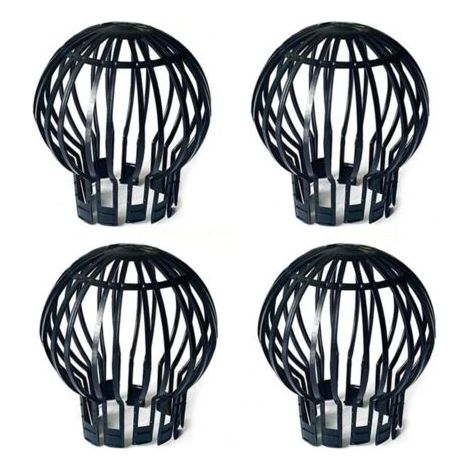BUNTHAUS Lot de 4 crapaudines pour gouttière d’environ 13,2 x 14,5 cm (1/5)