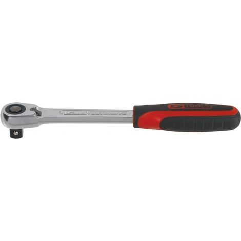 Carraca reversible KS TOOLS Ultimate - Cabezal extraplano - 1/2 pulgada - 245 mm - 920.1200