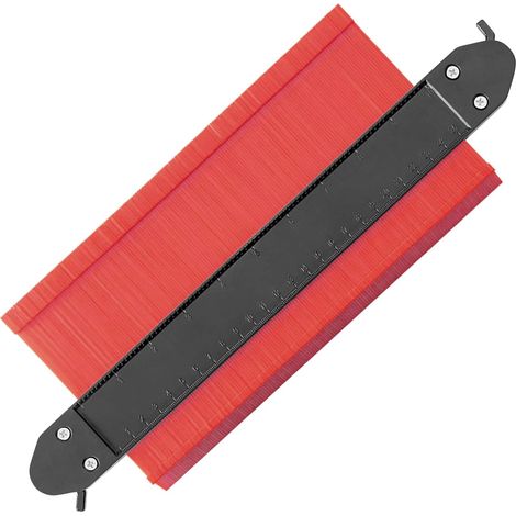Jauge De Contour Verrouillable - 25 Cm - Copieur De Profil En Plastique Abs - Pour Carrelage Menuiserie Rénovation - 1 Pièce (1/5)