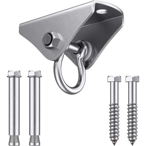 Ceiling Hooks - Suspension Systems - Hanging Hooks - for Concrete and Wood - Heavy Duty Swivel Hooks (1/5)