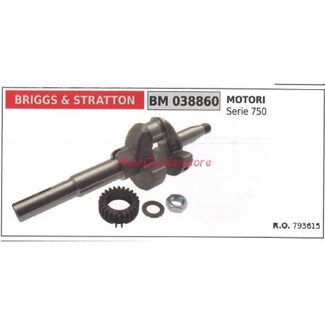 Albero motore BRIGGS&STRATTON motore tagliaerba rasaerba tosaerba 750 038860