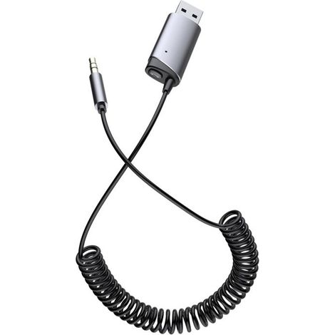 Adaptateur récepteur Bluetooth AUX pour voiture, connecteur d'ordinateur de téléphone portable 3,5 mm automobile (1/5)
