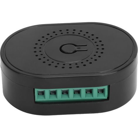 Ortviai Disjoncteur intelligent WiFi TMW02-10A-B noir, commande vocale et application mobile (1/5)