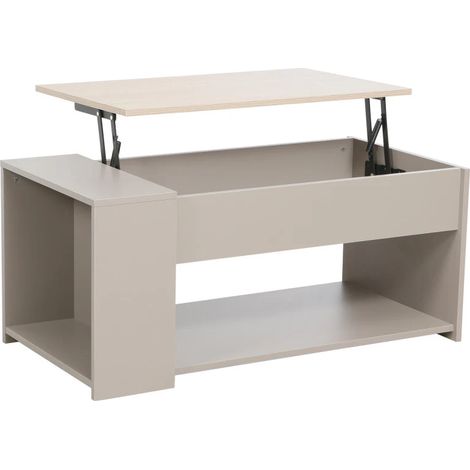 Tavolino Jasmine tortora 100x50x45 cm