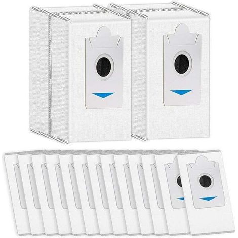 (15 Pieces) x2 Omni Replacement Dust Bags Compatible with ECOVACS DEEBOT X5 Omni/ X5 Pro Omni Robot Vacuum Cleaners (1/4)