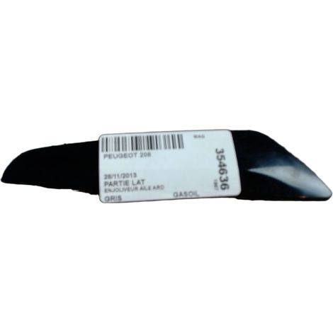 Enjoliveur Aile Arriere Droit PEUGEOT 208 [PRODUIT D'OCCASION]♻️9675024180