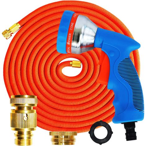 Gruntek KING COBRA Tuyau d'arrosage flexible orange 22,5 m (1/5)