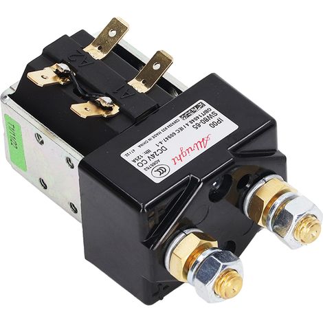 Électrovanne à solénoïde de relais SW80-65, 24V 125A, adaptation précise pour chariot élévateur et transpalette, compatible B2SW11/B2SW12, Albright, 24V 125A (1/5)