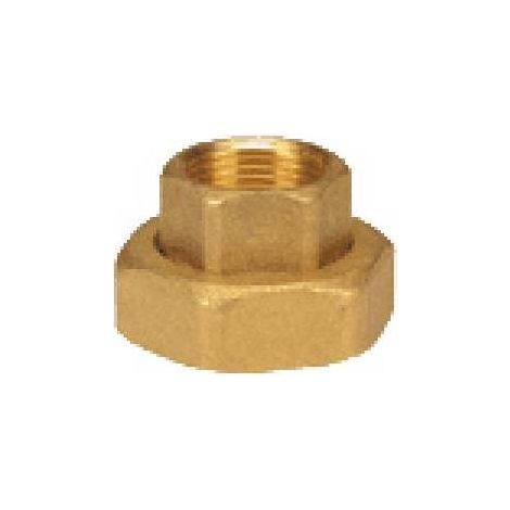 EMBOUT F À TÊTE PLATE AVEC CALOTTE POUR CIRCULATEURS + JOINT Dimensions : 1"1/4 x 2"