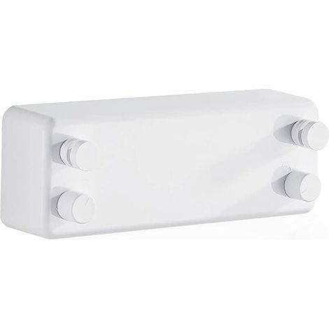 Crochet porte-serviettes - Crochets auto-adhésifs Crochets de salle de bain Crochets de manteau en acier inoxydable 4-Packs (1/5)