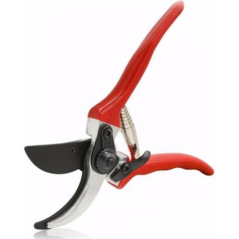 Sécateur de jardin rouge, sécateur manuel multifonctionnel à lames croisées pour le jardinage (1/4)