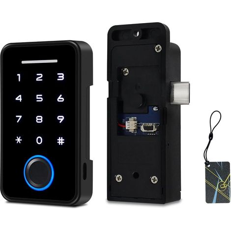 Verrou intelligent sans clé magnétique sans clé RFID Bluetooth à empreintes digitales pour la sécurité des enfants et des adultes (1/5)