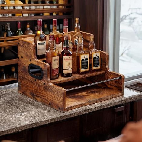 Alcohol Bottle Display Shelf (1/4)