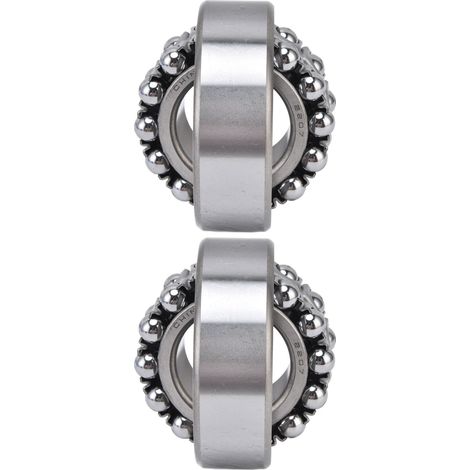 2-teiliges zweireihiges Kugellager, hochwertige Fertigung, hohe Drehzahl, leiser Betrieb, mechanische Teile 2207 (1/5)