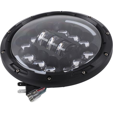 12-Zoll-LED-Motorradscheinwerfer, 6500K-7000K, 4400LM, Schutzart IP67, Ersatz für Wrangler (1/5)