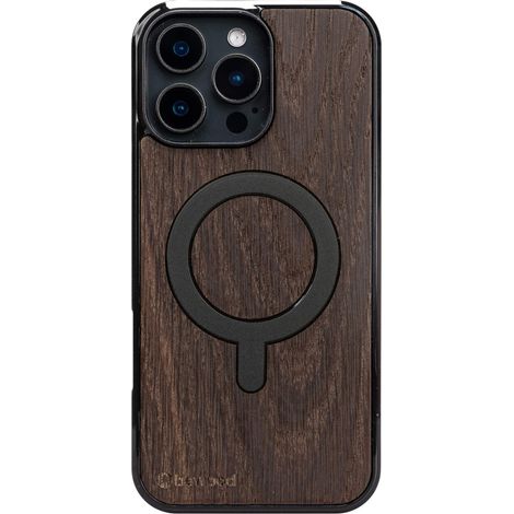 Bewood Holzhülle für iPhone 16 Pro Max SMOKED OAK mit MagSafe (1/2)