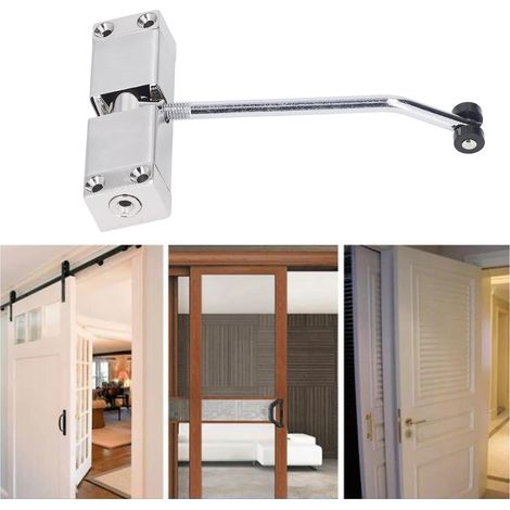 Automatischer Türschließer mit Federmechanismus – Riegel aus Aluminiumguss und kaltgewalztem Stahl für Hotel-Holztüren (1/5)
