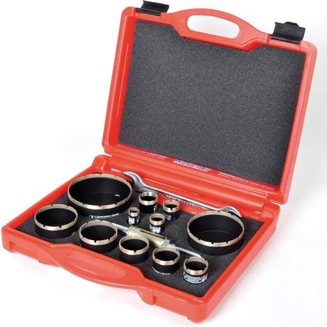Kit professionale frese x la foratura ad umido Montolit forakit vafa1