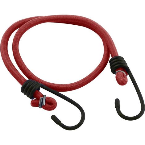 Sandow élastique Ø10mm x l1m - ROUGE - LOT DE 2 SANDOWS (1/2)