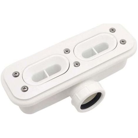 Bac de douche désodorisant en plastique, égouttoir 40 mm 718036801 (1/3)