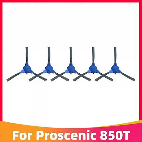 S'applique à (Pioneer VC704R / Proscenic 850T) Pièces de rechange et accessoires Brosse latérale principale Filtre HEPA Chiffon de nettoyage (5 brosses latérales) (1/5)