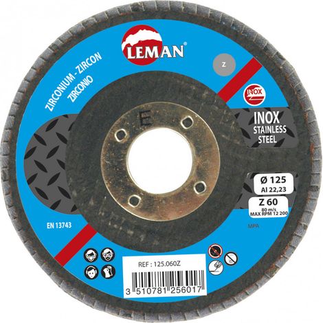 Disco a lamelle a spruzzo 125 grani 40 zirconio -- Gamma Pro