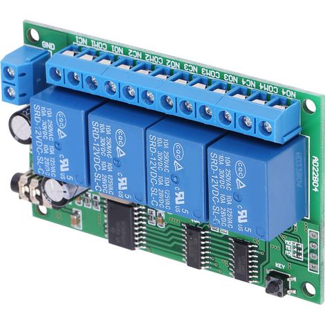 Les commandes de relais du décodeur audio DTMF 4 canaux AD22B04 peuvent être modifiées pour le module de télécommande. (1/5)