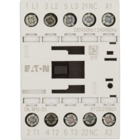 Contactor de potencia 15A 3P 230V CA 0Z 1R DILM15-01 (230V50HZ,240V60HZ) 290093