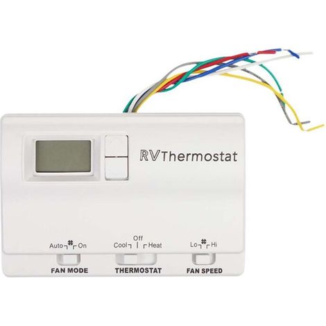 83303862 Termostato digital de pared para autocaravanas, repuestos, termostato profesional para control de temperatura, blanco