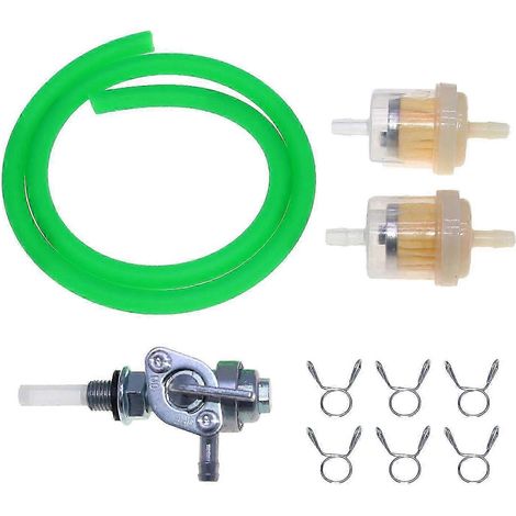 Manguera de combustible, filtro de aceite, interruptor de gasolina, conveniente para motocicletas de 50 cc a 150 cc (carretera) (1/4)