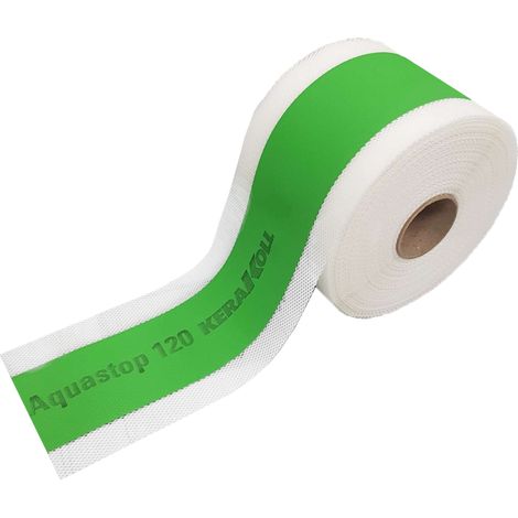 AQUASTOP 120 - NASTRO IMPERMEABILE ELASTICO IN NBR ALCALI RESISTENTE PER GIUNTI PERIMETRALI 50 MT - KERAKOLL