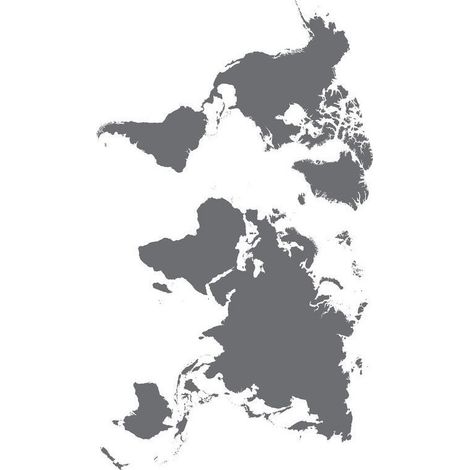 Sticker mural - Map Monde - 65 x 85 cm (1/4)
