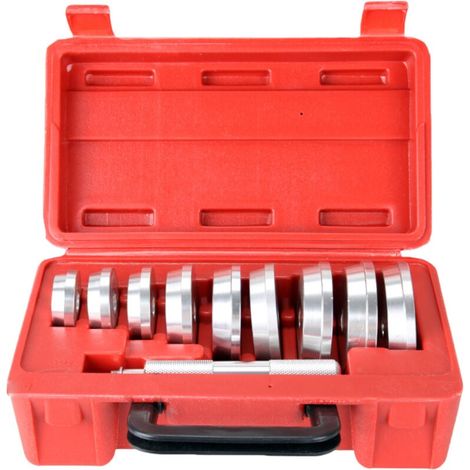 SHINING HOUSE Herramientas de montaje de cojinetes y sellos Silverline, 10 piezas, 40-81 mm (1/4)