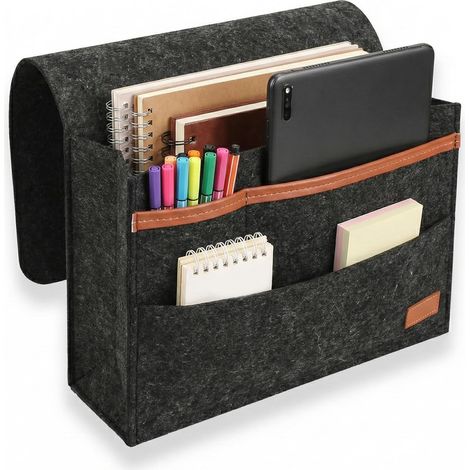 bed storage bag, bed storage cover, non-slip bed storage, bed, storage, bed pocket, organizer for sofa rail, bunk beds, remote control holder for phone (1/5)