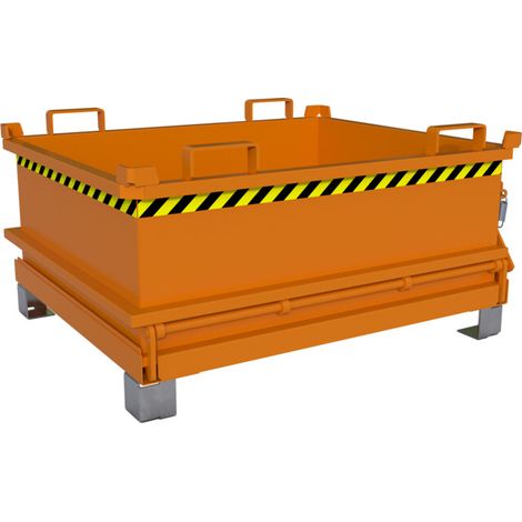 Bauer Südlohn Mini-bac pliant MSB 400, peint, orange jaune (1/4)