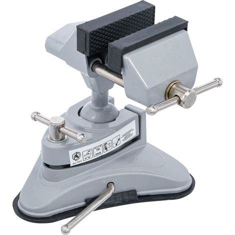 Tornillo de banco bgs diy giratorio aluminio 70 mm (1/4)