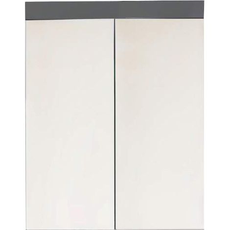 Armoire de toilette moderne grise Andora