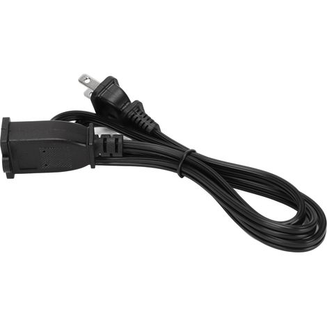 Câble d'extension 1 mètre 10 A 125 V NEMA 1-15P vers NEMA 1-15R avec gaine PVC étanche et prise américaine 125 V (1/5)