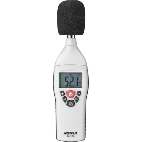 VOLTCRAFT Fonometro SL-200 30 - 130 dB 31.5 Hz - 8 kHz