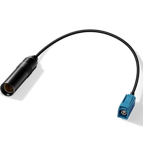 Câble Adaptateur Antenne Autoradio, Fakra Z Femelle à DIN Femelle (1/5)