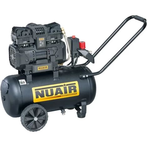 Compresseur SILTEK sans huile silencieux 1,3 CV NUAIR (1/2)