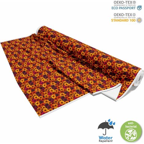TESSUTI DECORATIVI PER ESTERNI OXFORD - Motivo Fiori Colorati  DX18068 (1/5)