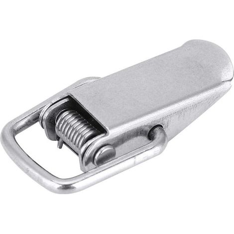 10 PCS Fermeture à Levier Fermoir de Tension Ressort à Bascule Loquet Catch Pince Clips Hasp Lock Fastener Cuisine Meubles Catch Hardware Pièces Acier Inoxydable 201 (1/5)