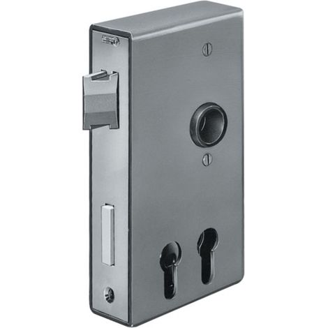 AMF Caja de cerradura 140D-PZ DIN L/R Medida A40xB94,5xC173mm Fondo 30/60mm - 14407 (1/4)