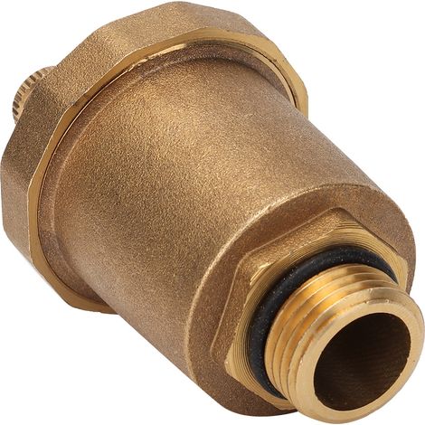 Soupape d'Évent d'Air Automatique en Laiton, Filetage Mâle G1/2", Évacuation d'Air (1/5)