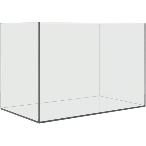 Acquario con archiviazione Trasparente 60 x 35 x 40 cm Vetro vidaXL