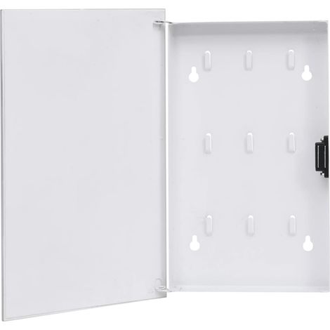 Cassetta Portachiavi con Lavagna Magnetica Bianca 30x20x4 cm vidaXL (1/5)